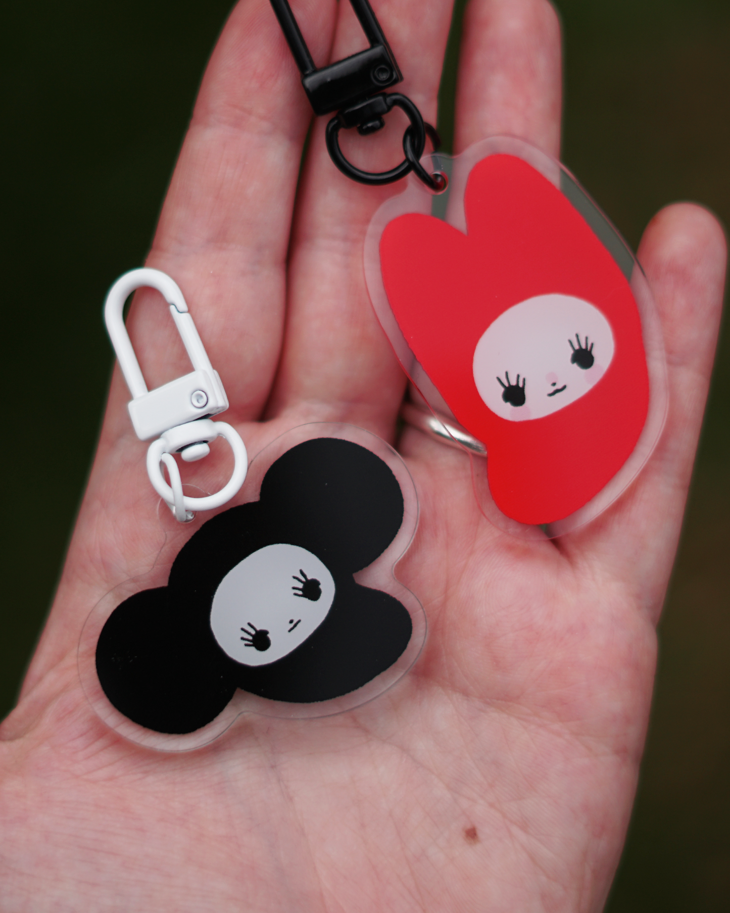 BEAN BUNNY acrylic charm by XUH