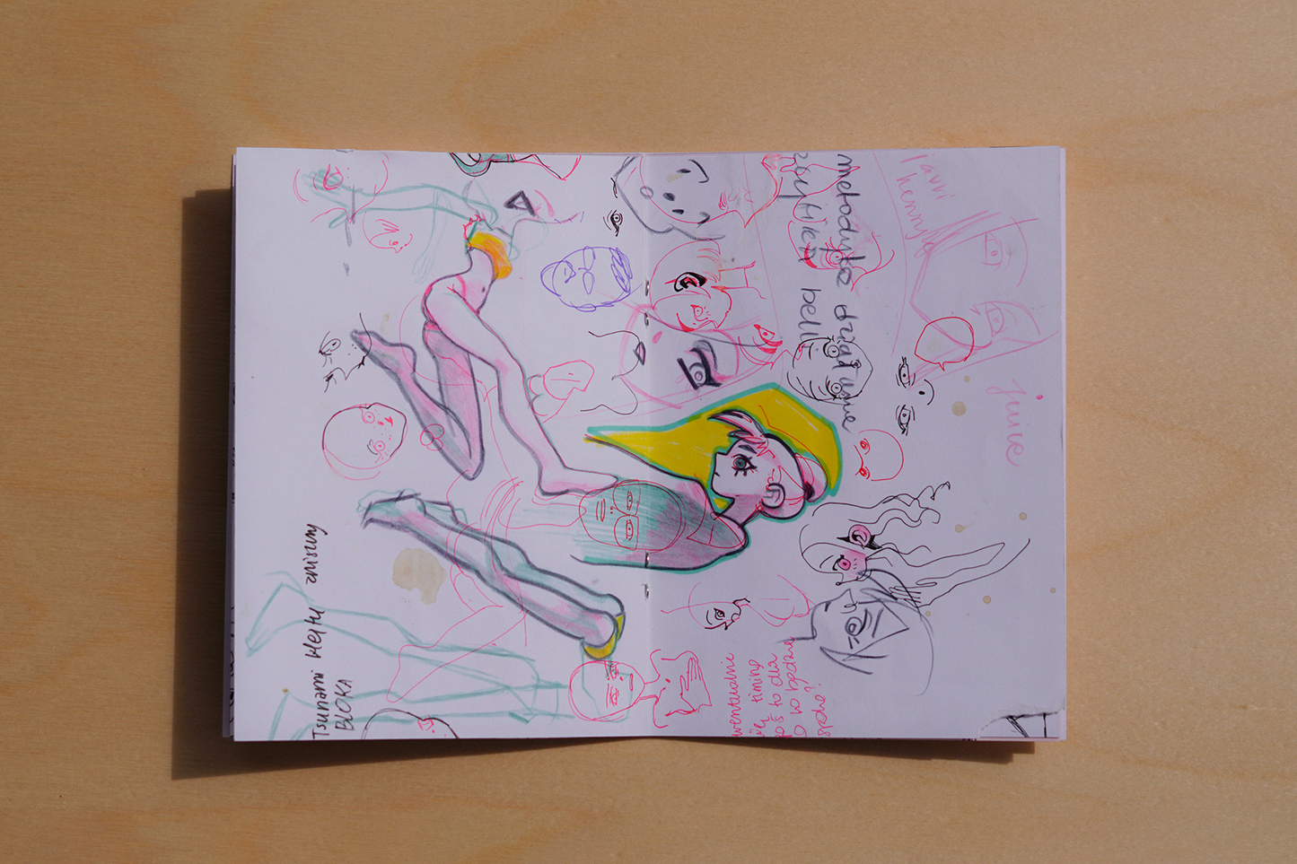 PROCESY JAVVIE sketchbook zine by JAVVIE