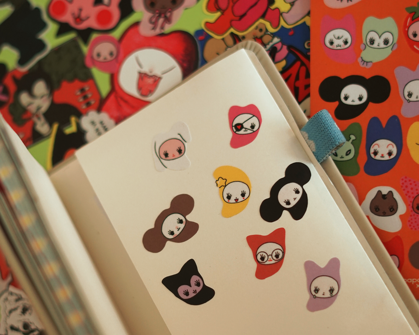 SLEEPING BAG BEANS sticker sheet by XUH