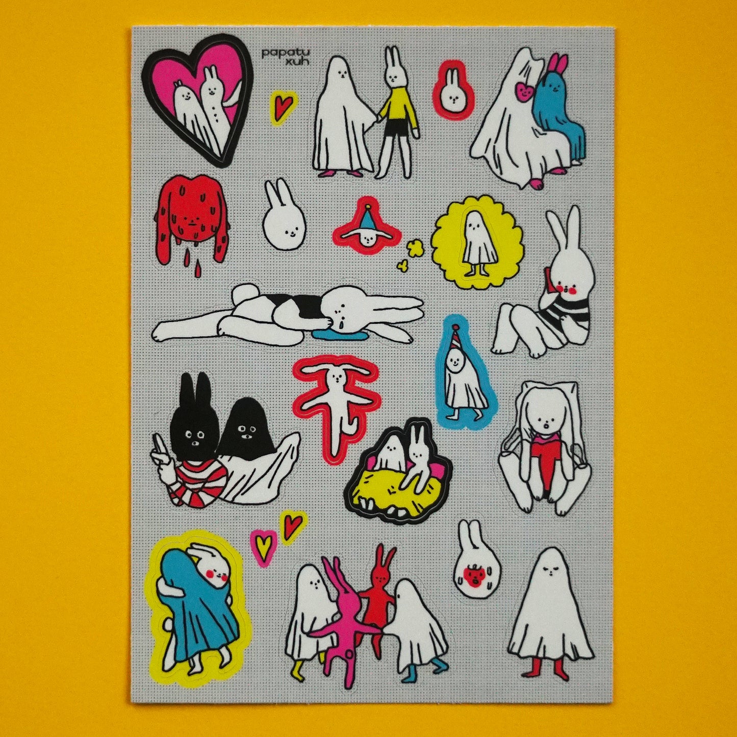 MY GHOST FRIEND sticker sheet by XUH