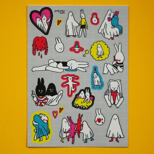 MY GHOST FRIEND sticker sheet by XUH