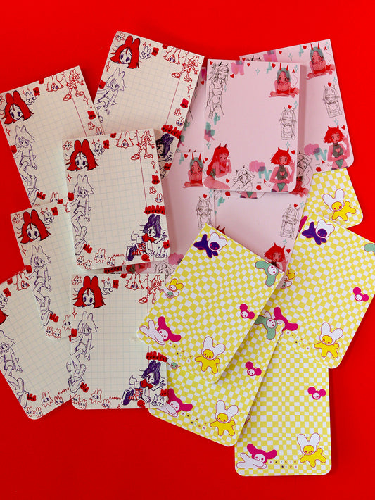 CHECKERED note pad by XUH