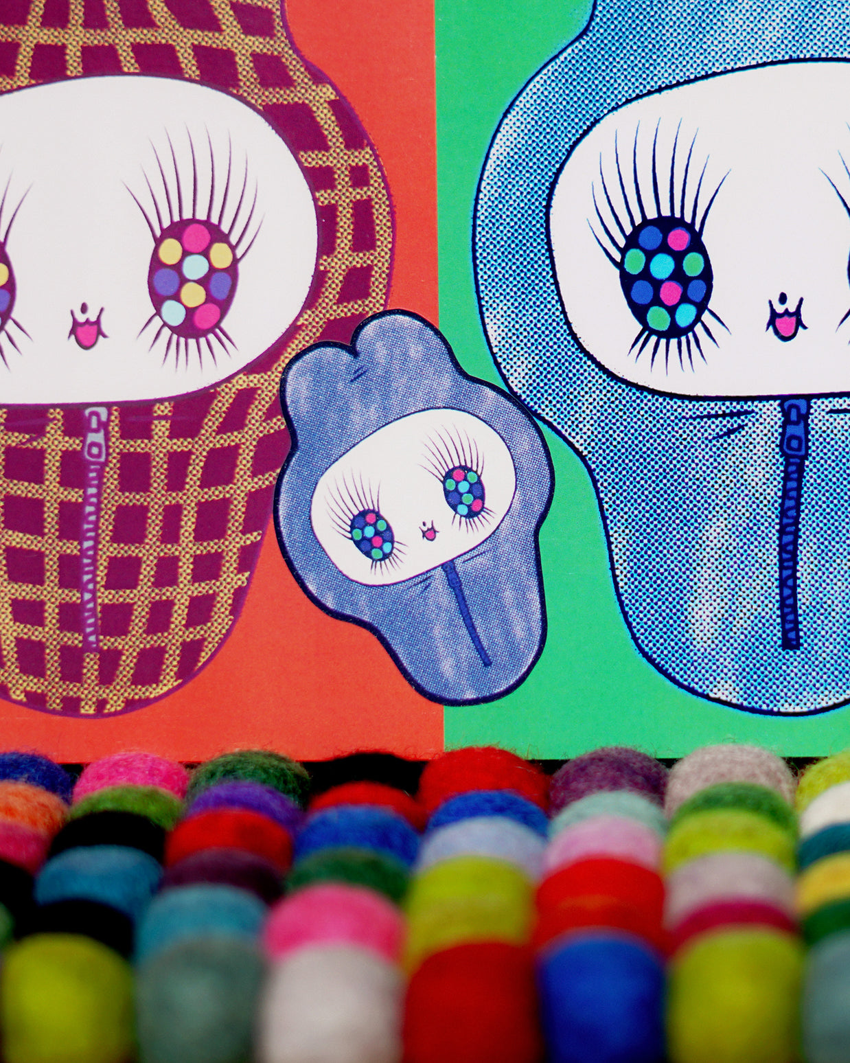 SLEEPING BAG BUN sticker by XUH