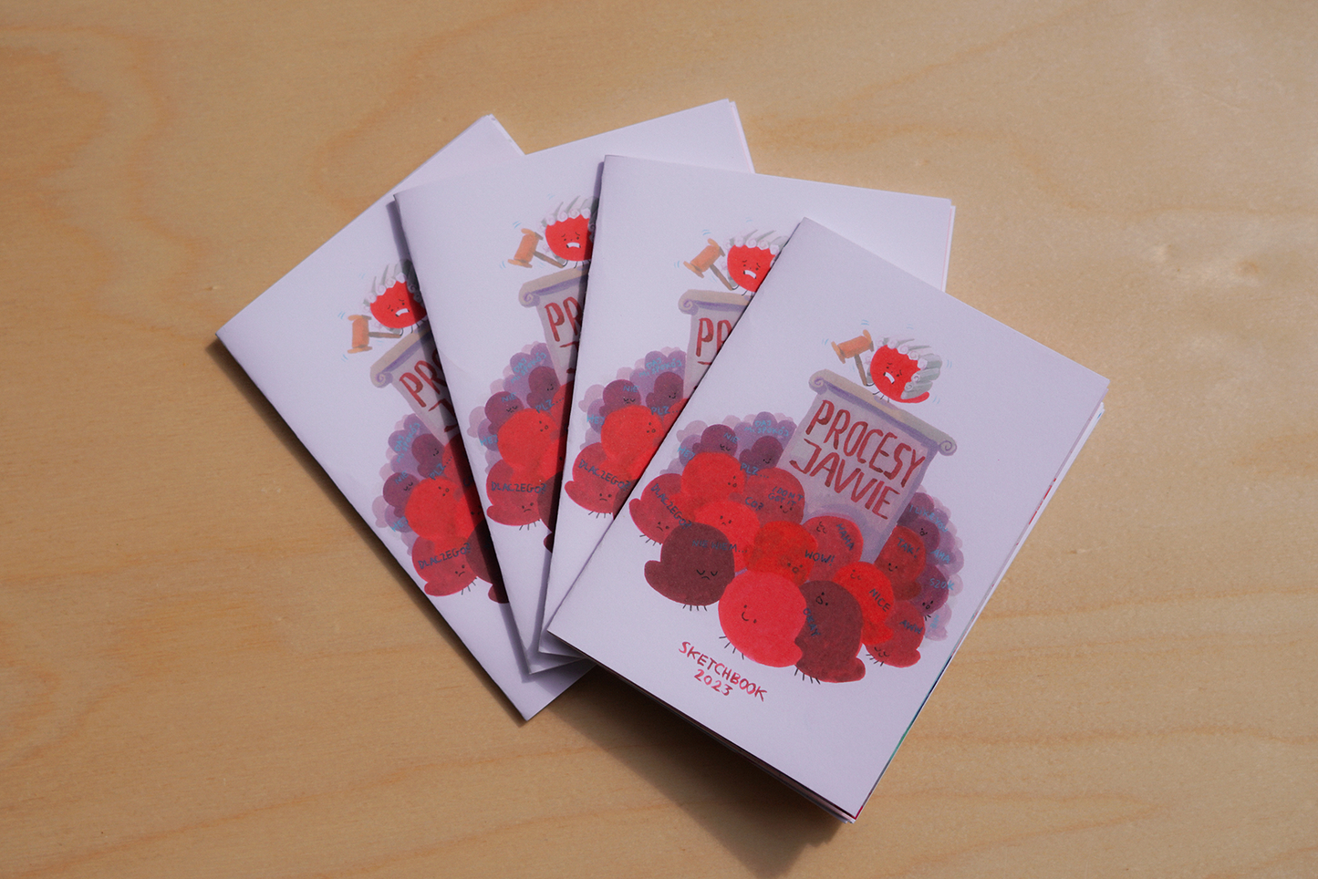 PROCESY JAVVIE sketchbook zine by JAVVIE