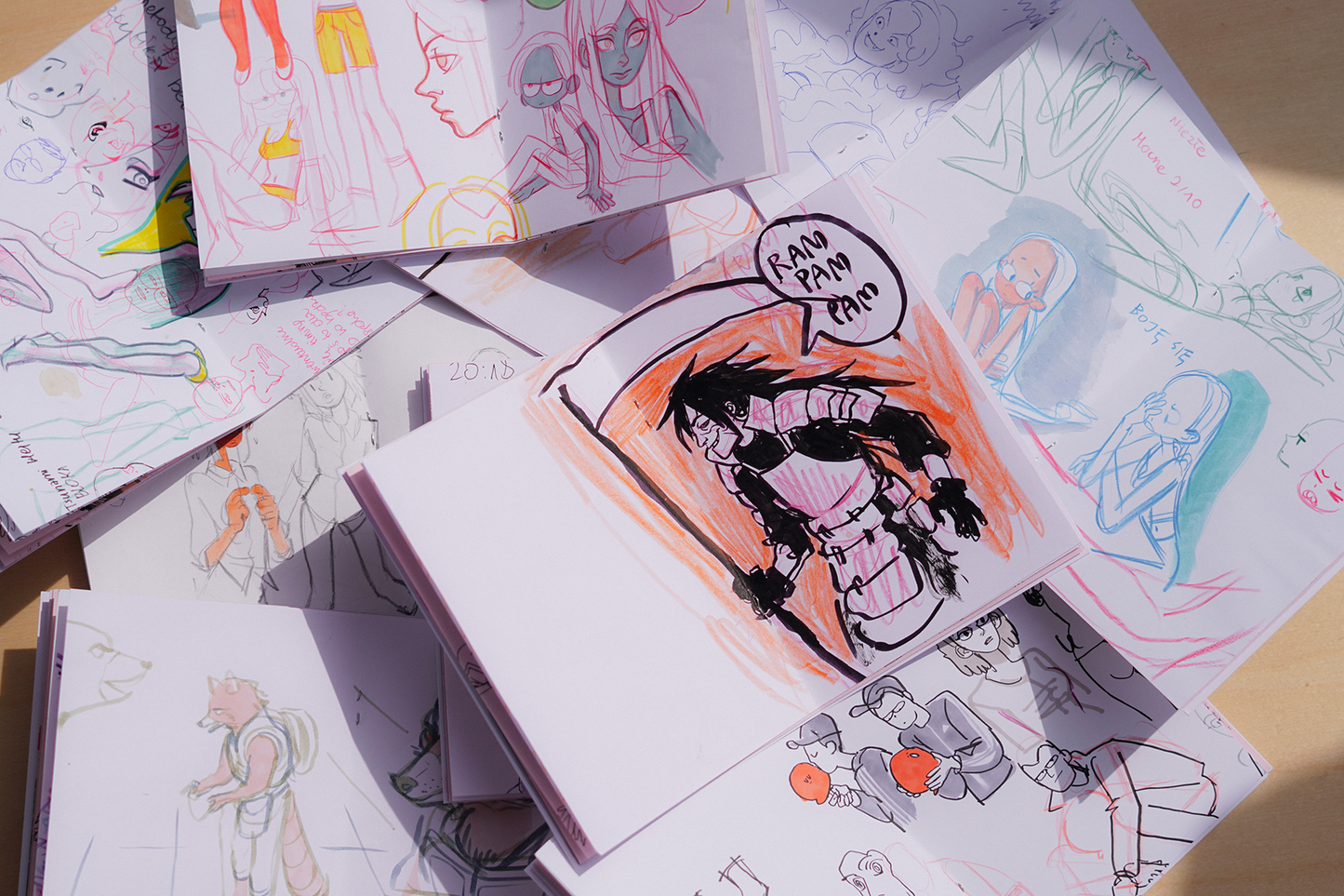 PROCESY JAVVIE sketchbook zine by JAVVIE