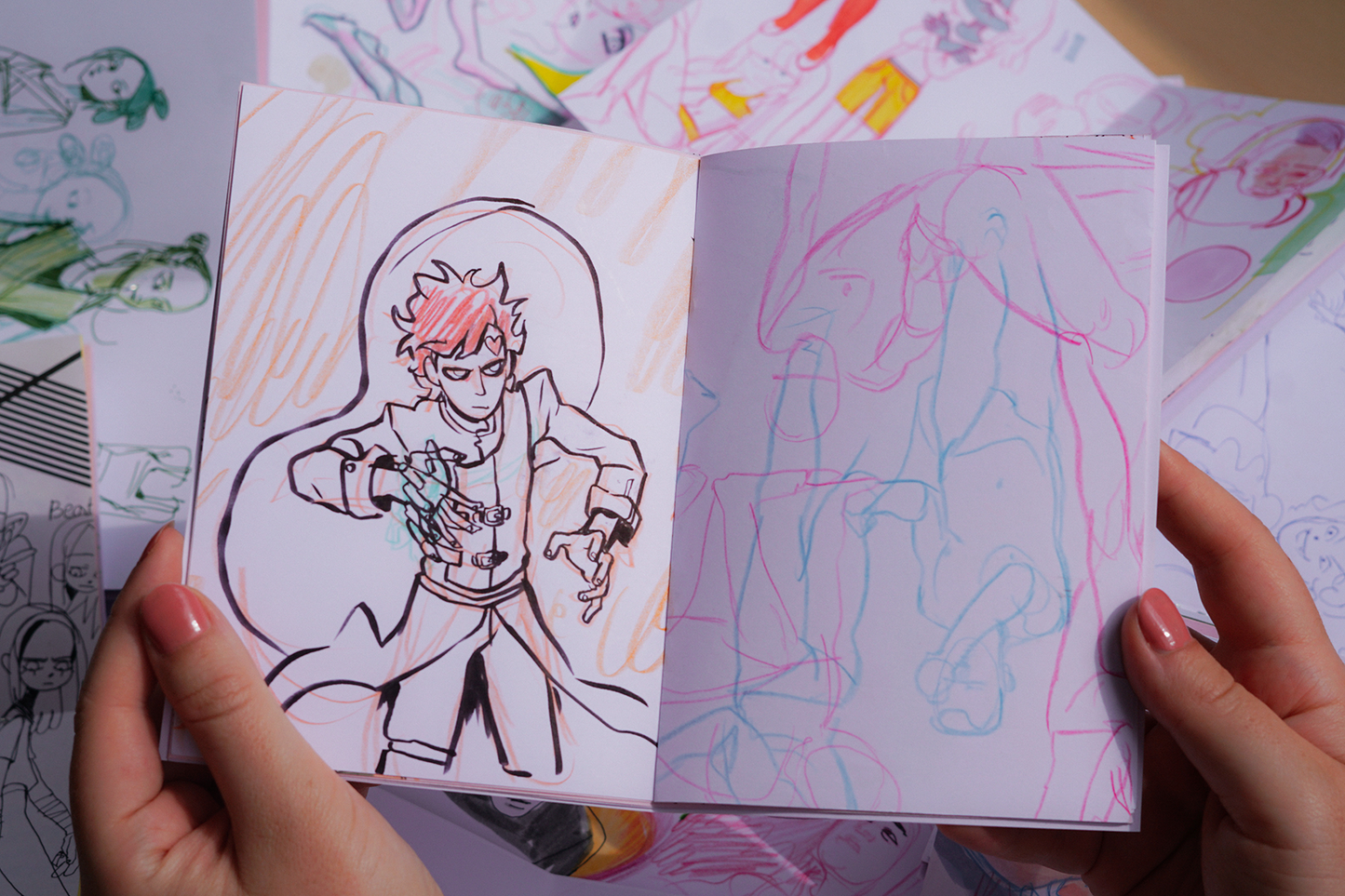 PROCESY JAVVIE sketchbook zine by JAVVIE