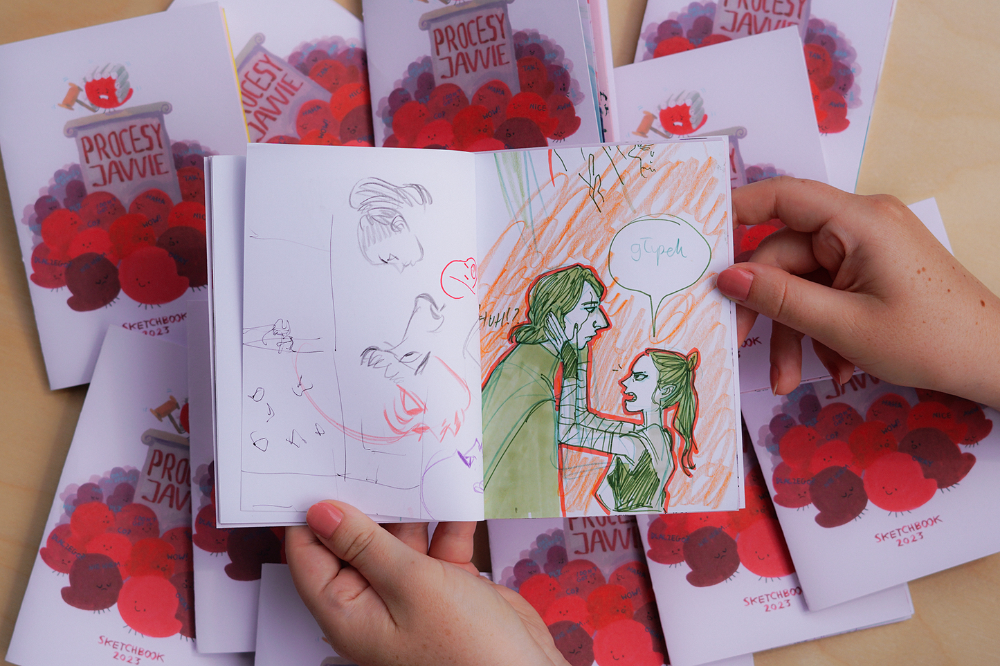 PROCESY JAVVIE sketchbook zine by JAVVIE