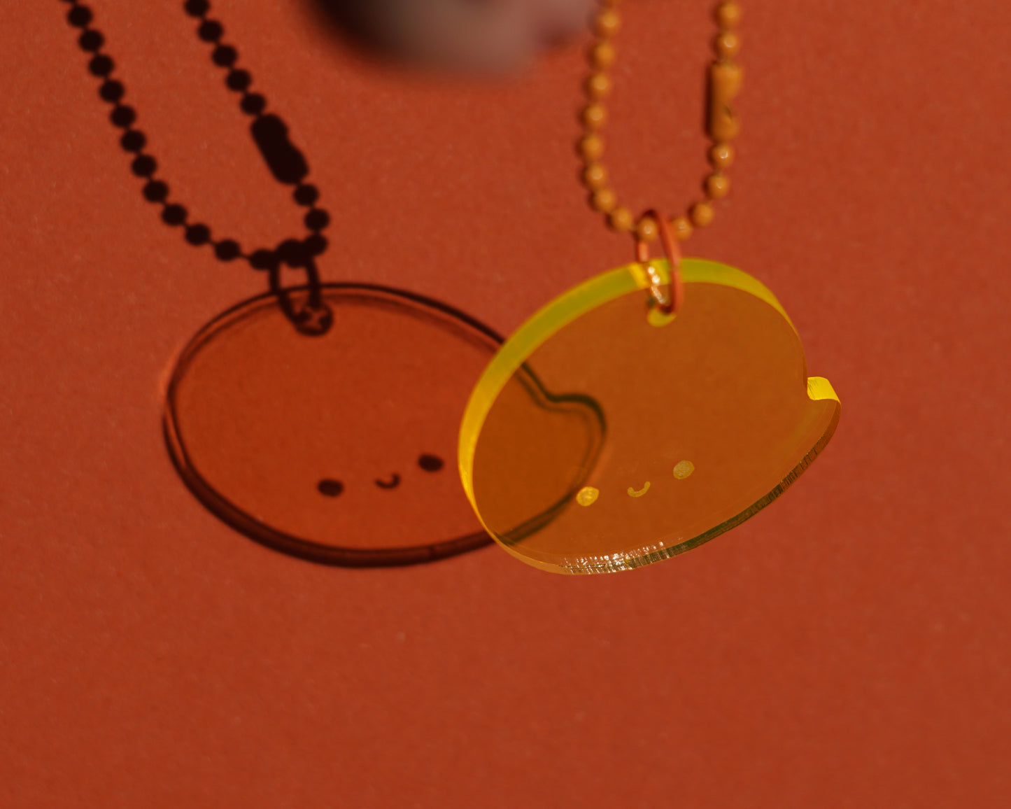 FLUO fluorescent acrylic keychains by XUH