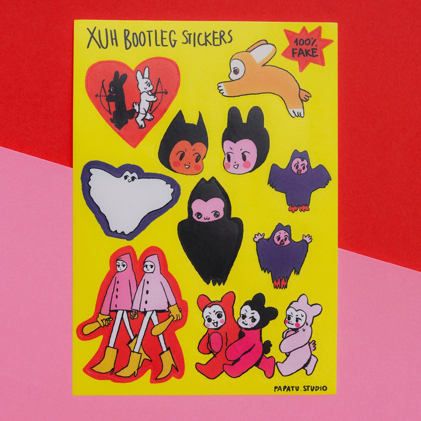 XUH BOOTLEG STICKERS sheet by JAVVIE