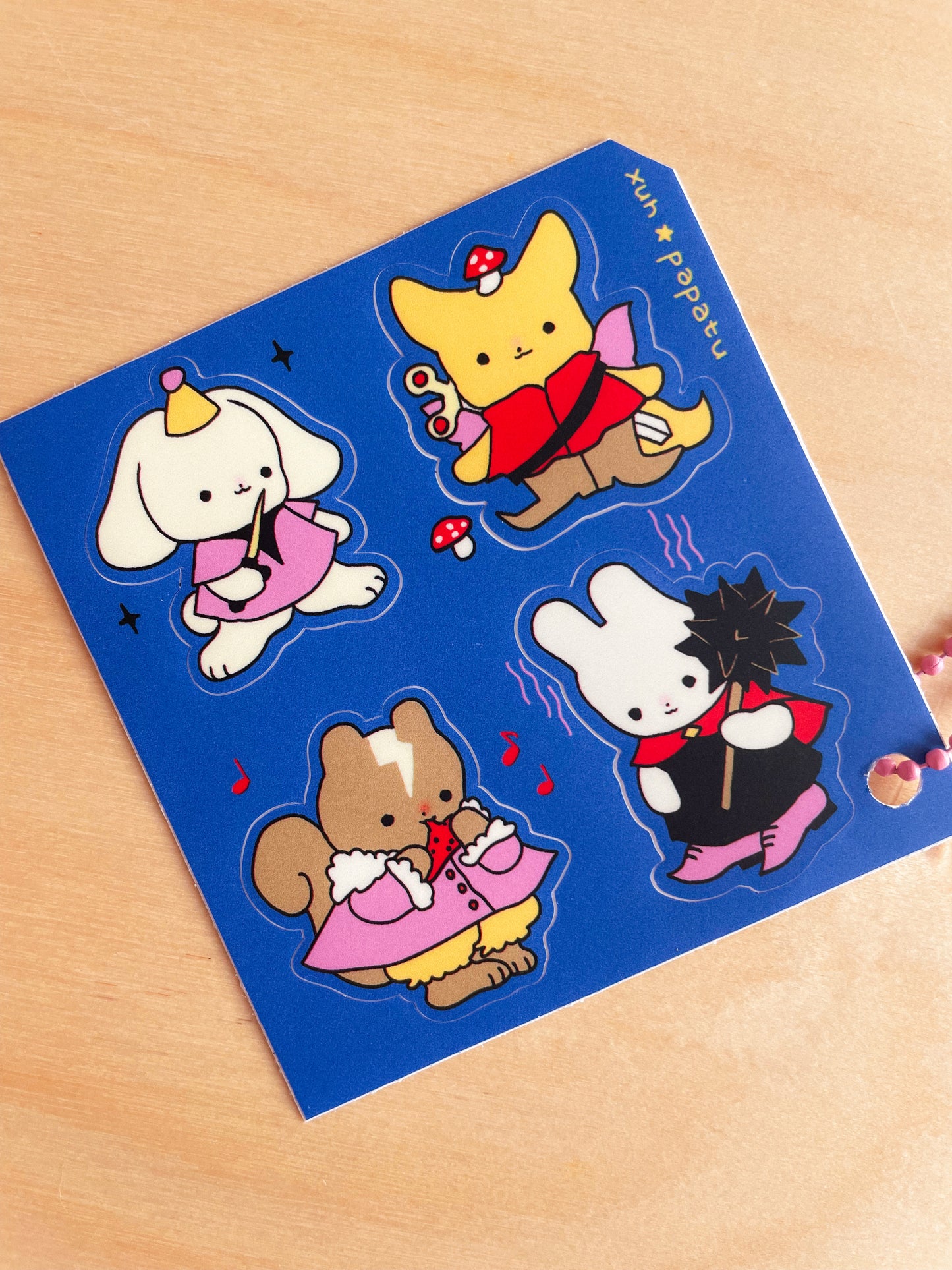 FLOPPY DISK pendant + WARRIOR sticker sheet by XUH