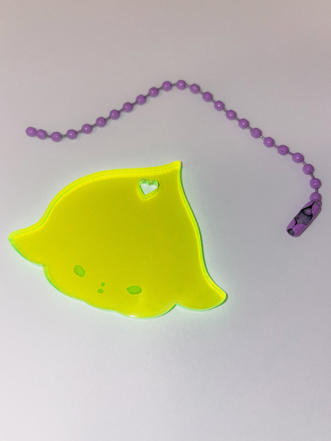 FLUO fluorescent acrylic keychains by XUH