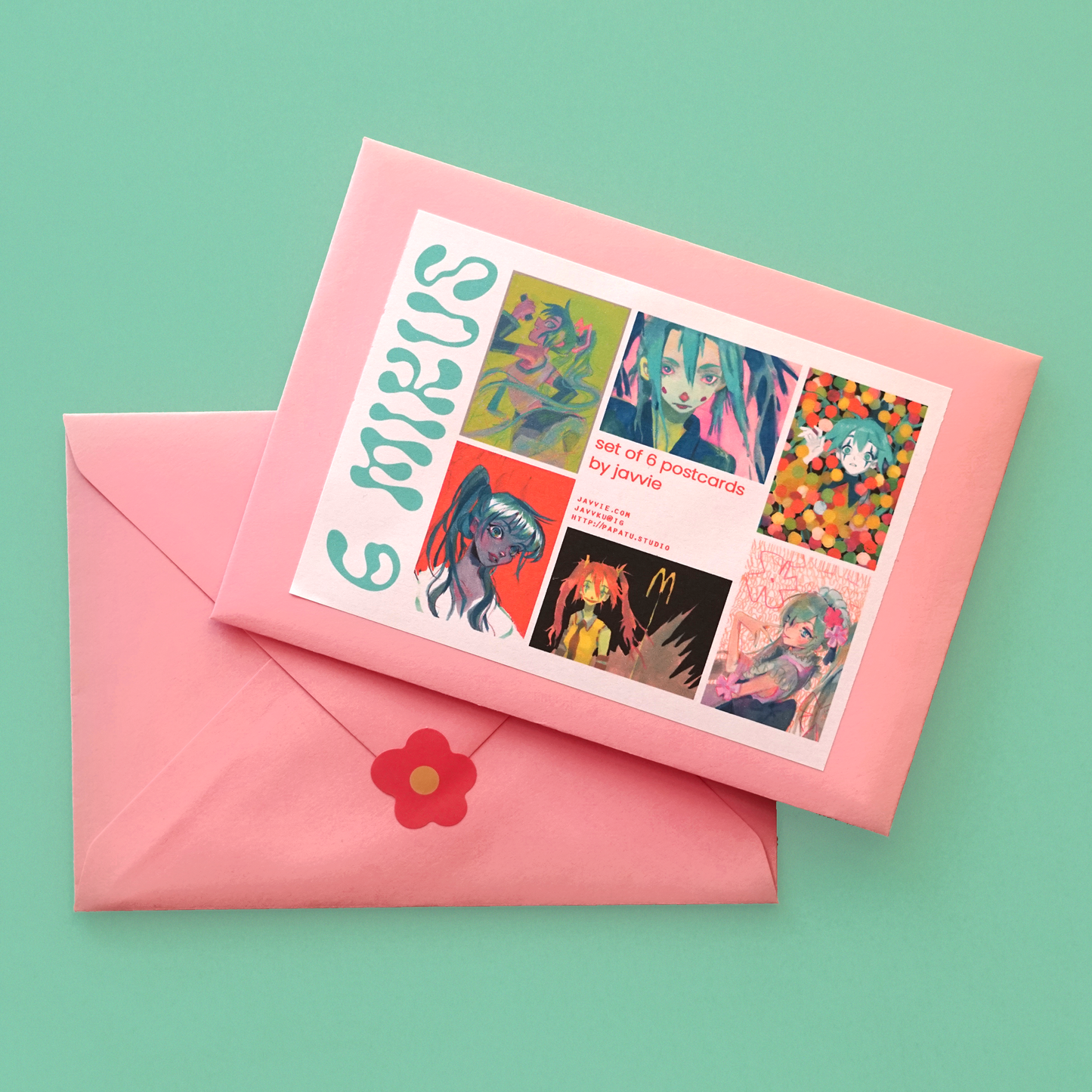 MIKU postcards by JAVVIE