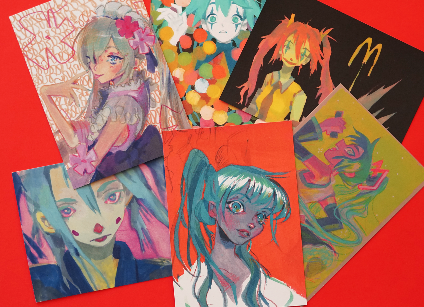 MIKU postcards by JAVVIE
