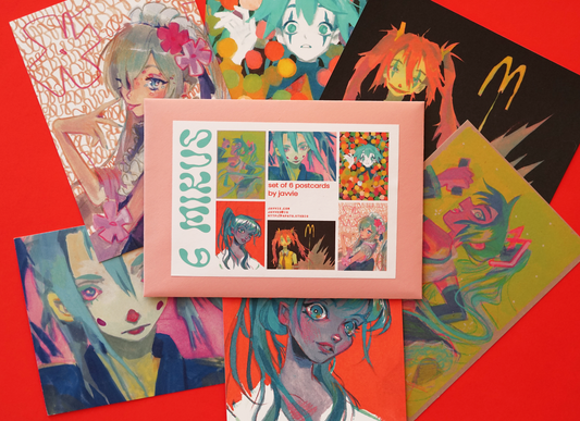 MIKU postcards by JAVVIE