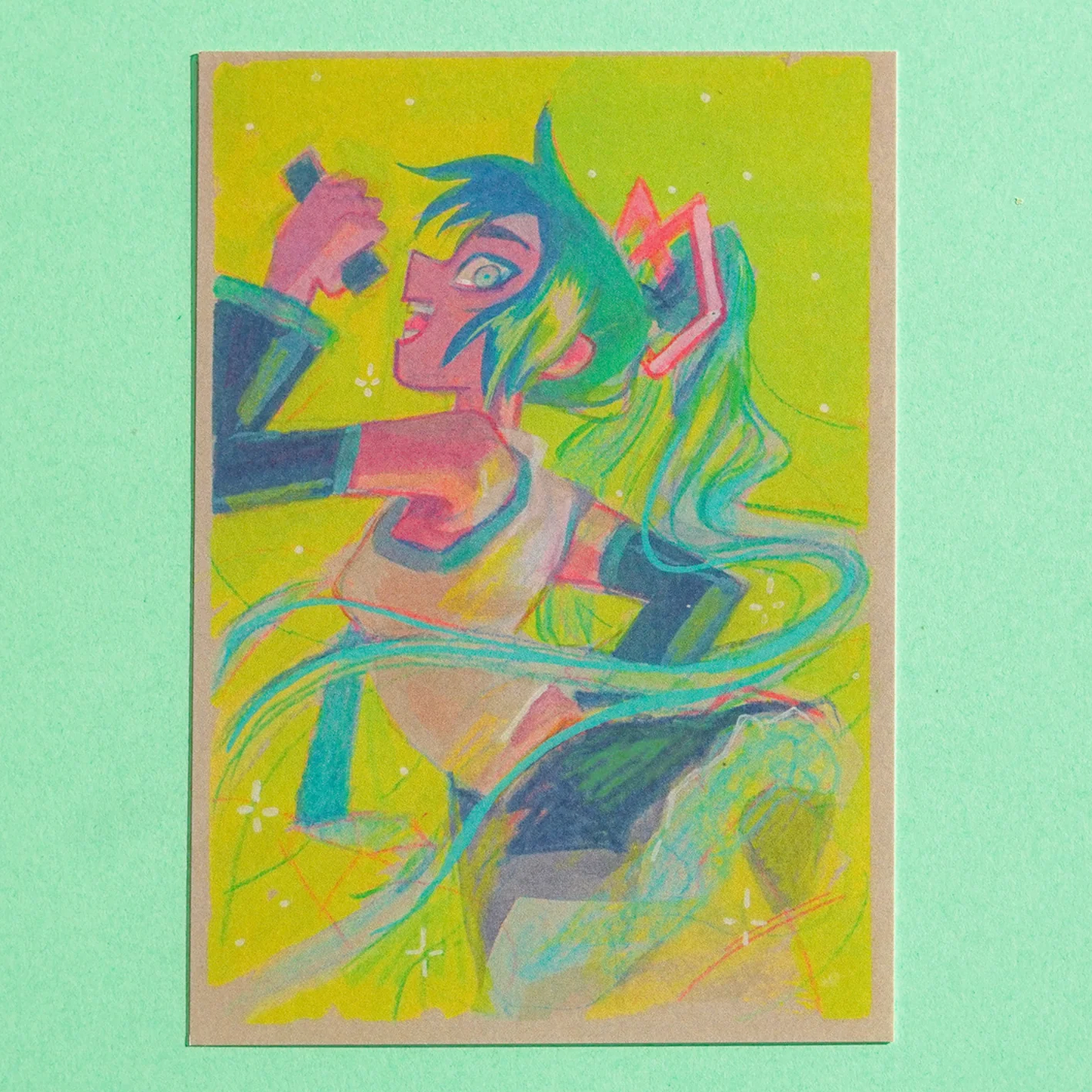 MIKU postcards by JAVVIE