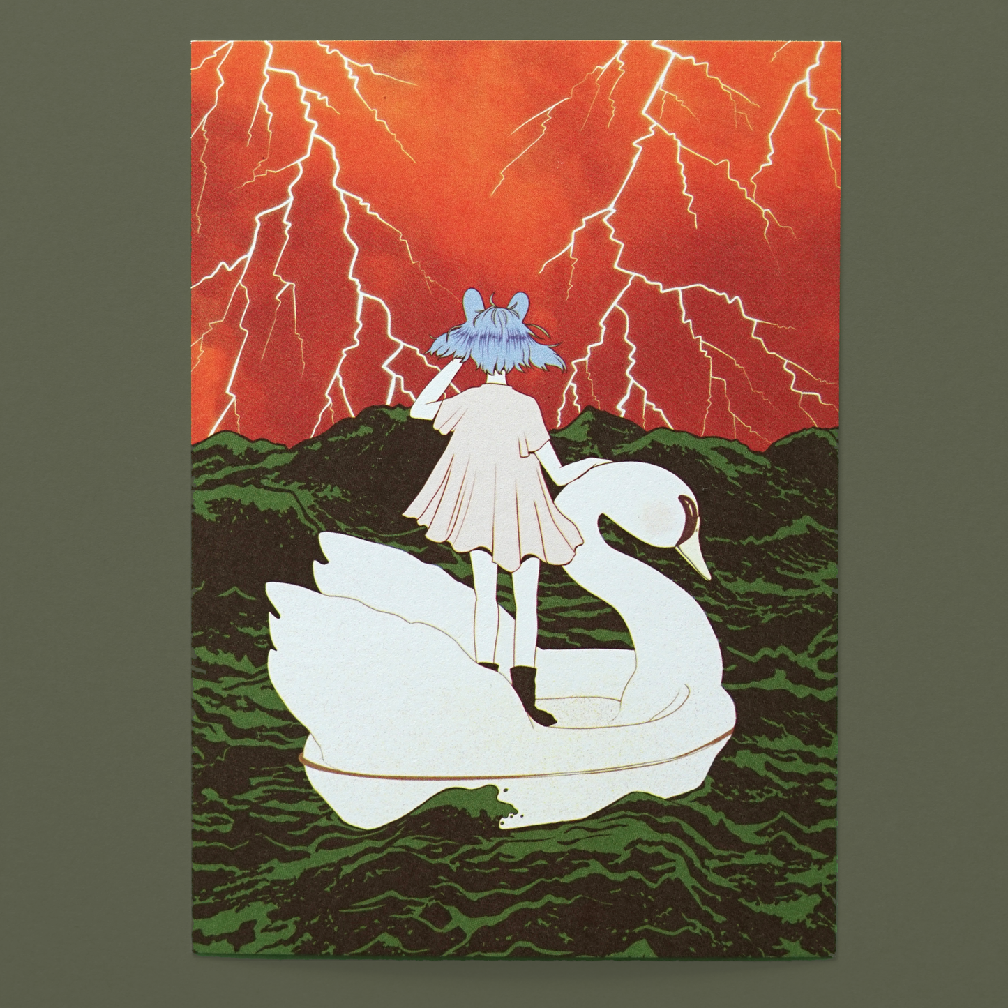 DARK GIRLS postcards by XUH