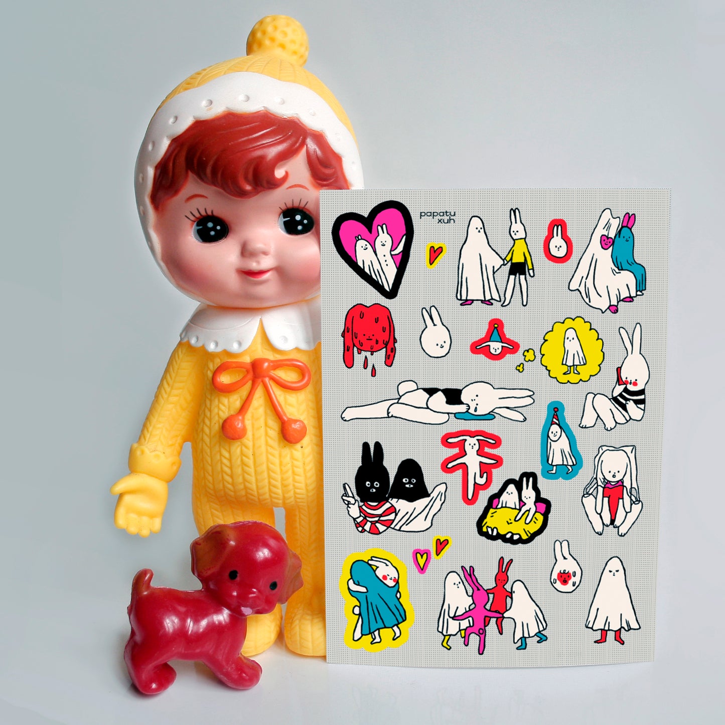 MY GHOST FRIEND sticker sheet by XUH