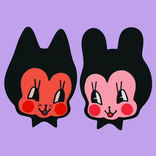 CAT & BUN sticker by XUH