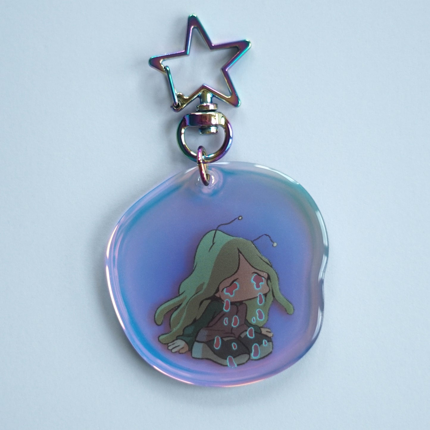 SAD PIXIE acrylic charm by JAVVIE