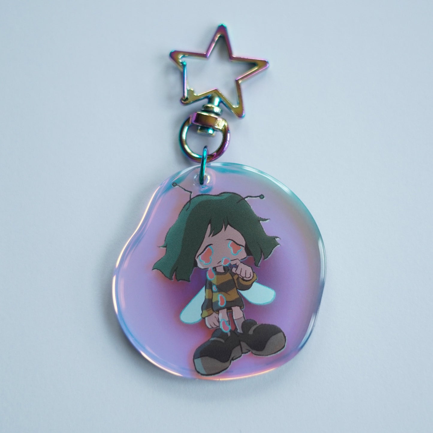 SAD PIXIE acrylic charm by JAVVIE