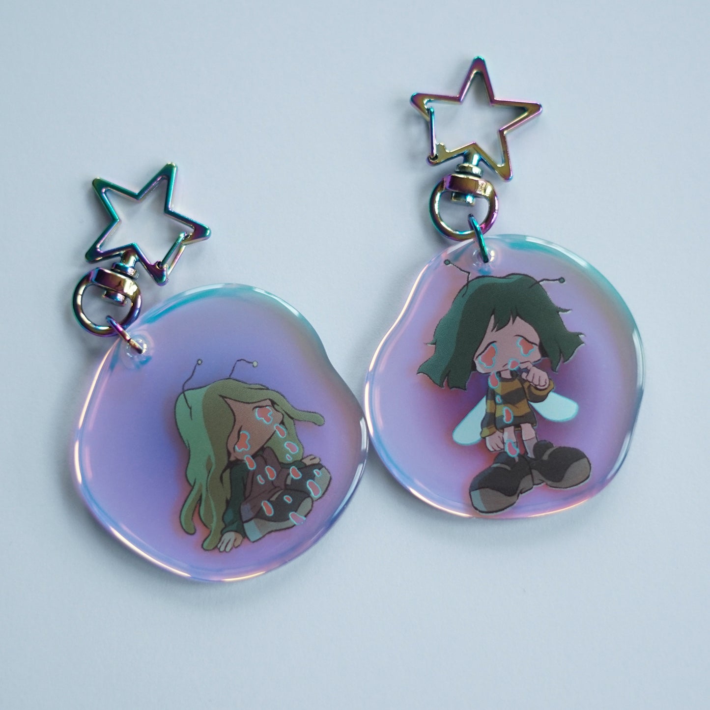 SAD PIXIE acrylic charm by JAVVIE