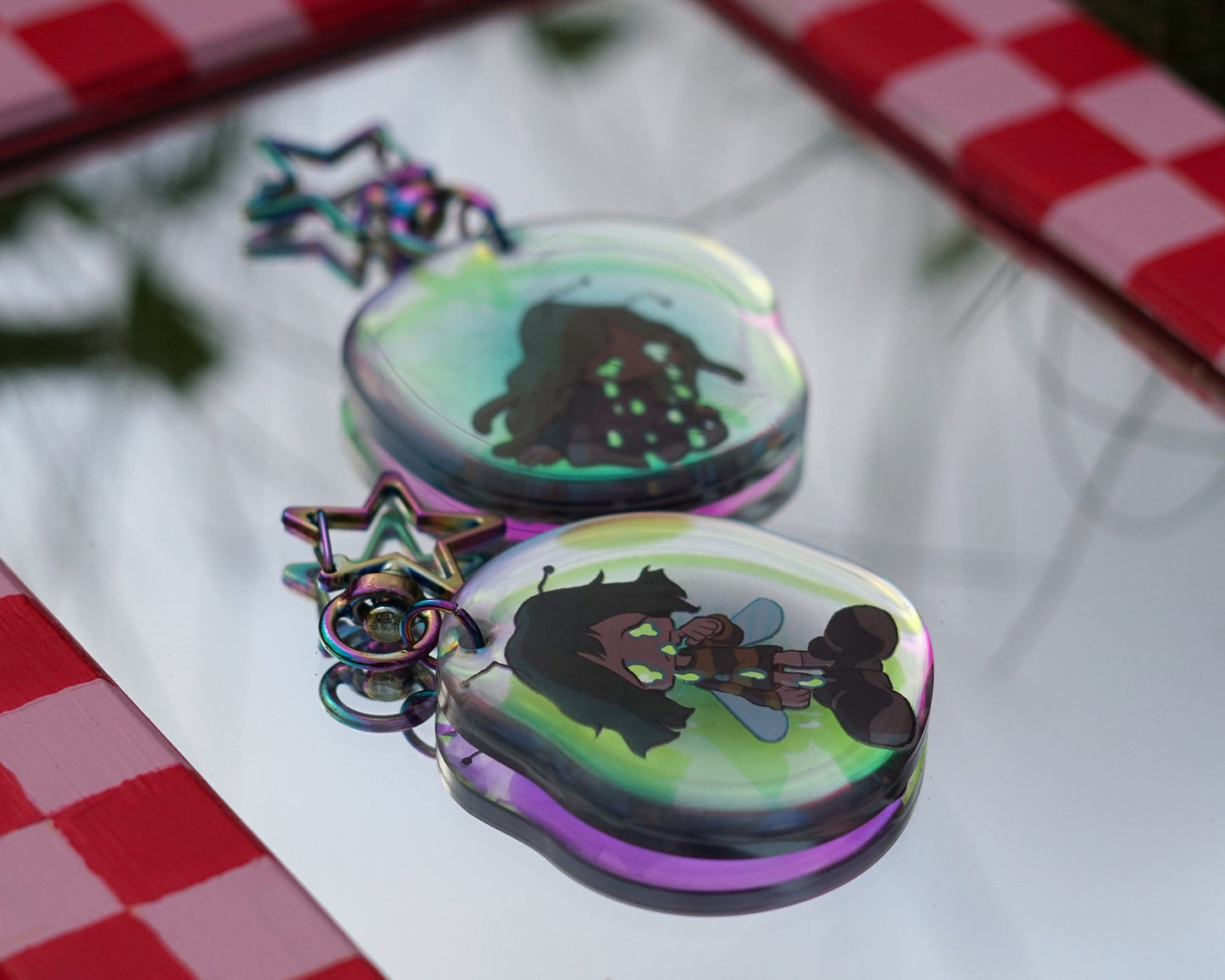 SAD PIXIE acrylic charm by JAVVIE