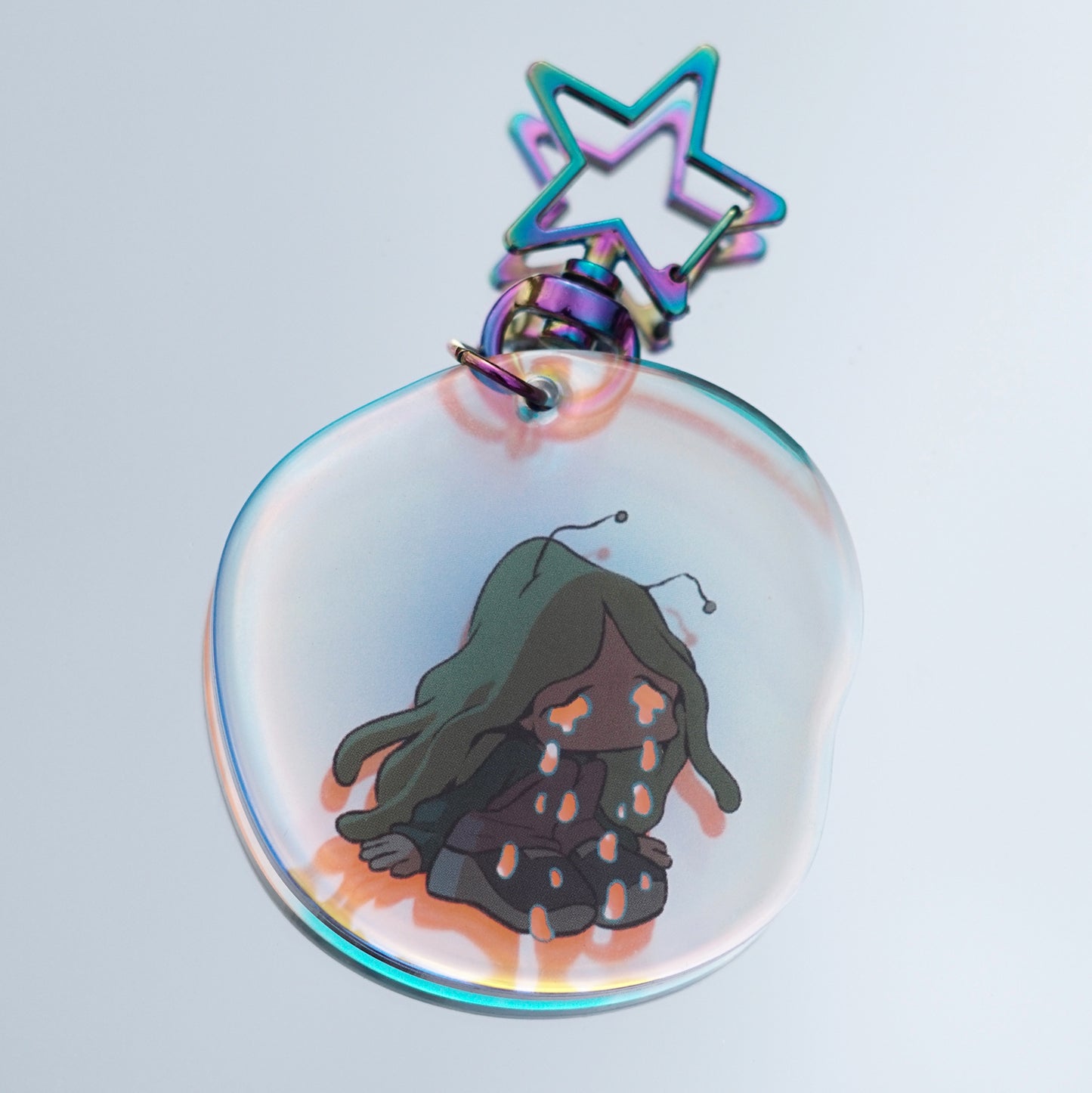 SAD PIXIE acrylic charm by JAVVIE