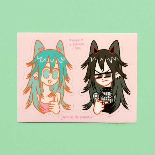 DOUBLE MIKU sticker by JAVVIE