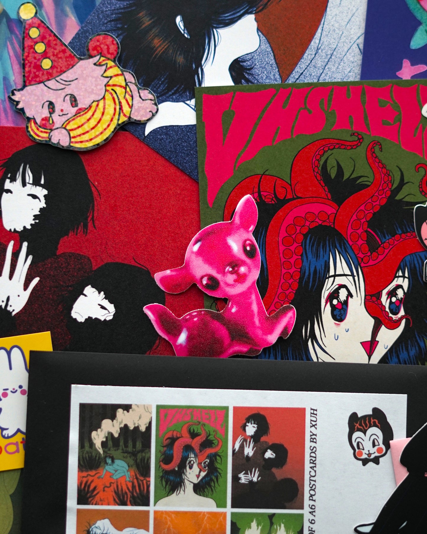 DARK GIRLS postcards by XUH