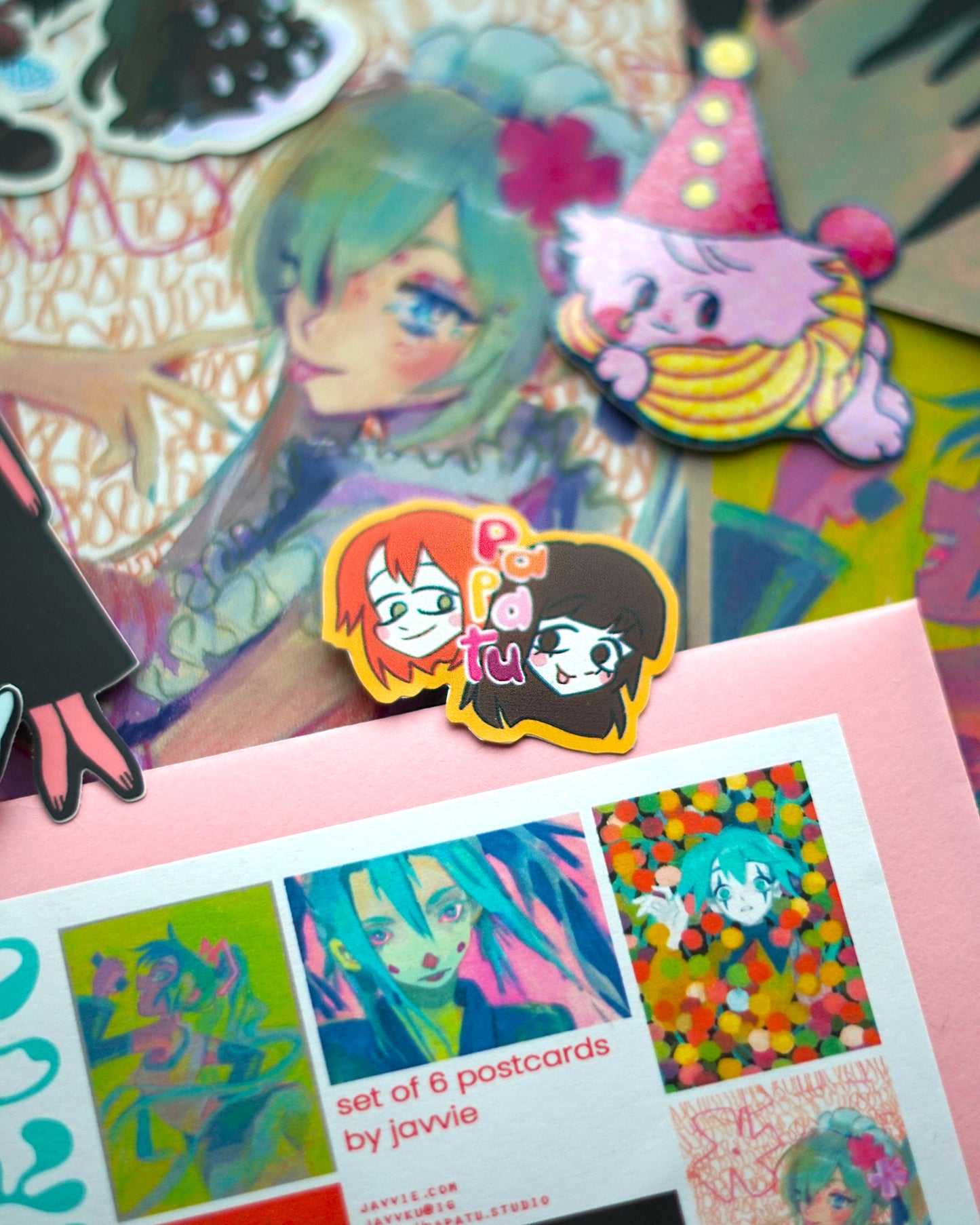 MIKU postcards by JAVVIE