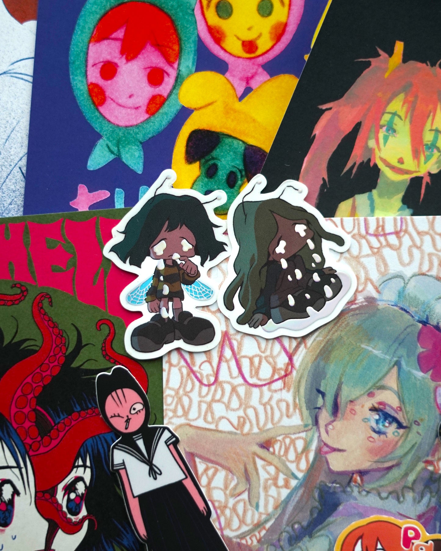 SAD PIXIES sticker by JAVVIE