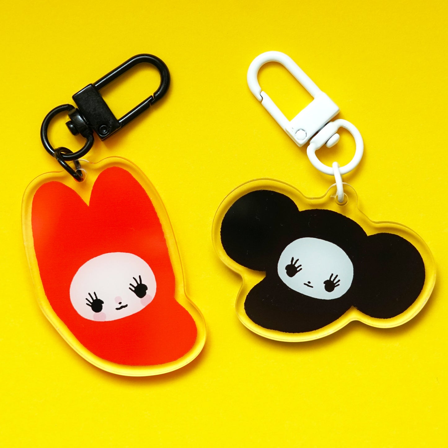 BEAN BUNNY acrylic charm by XUH