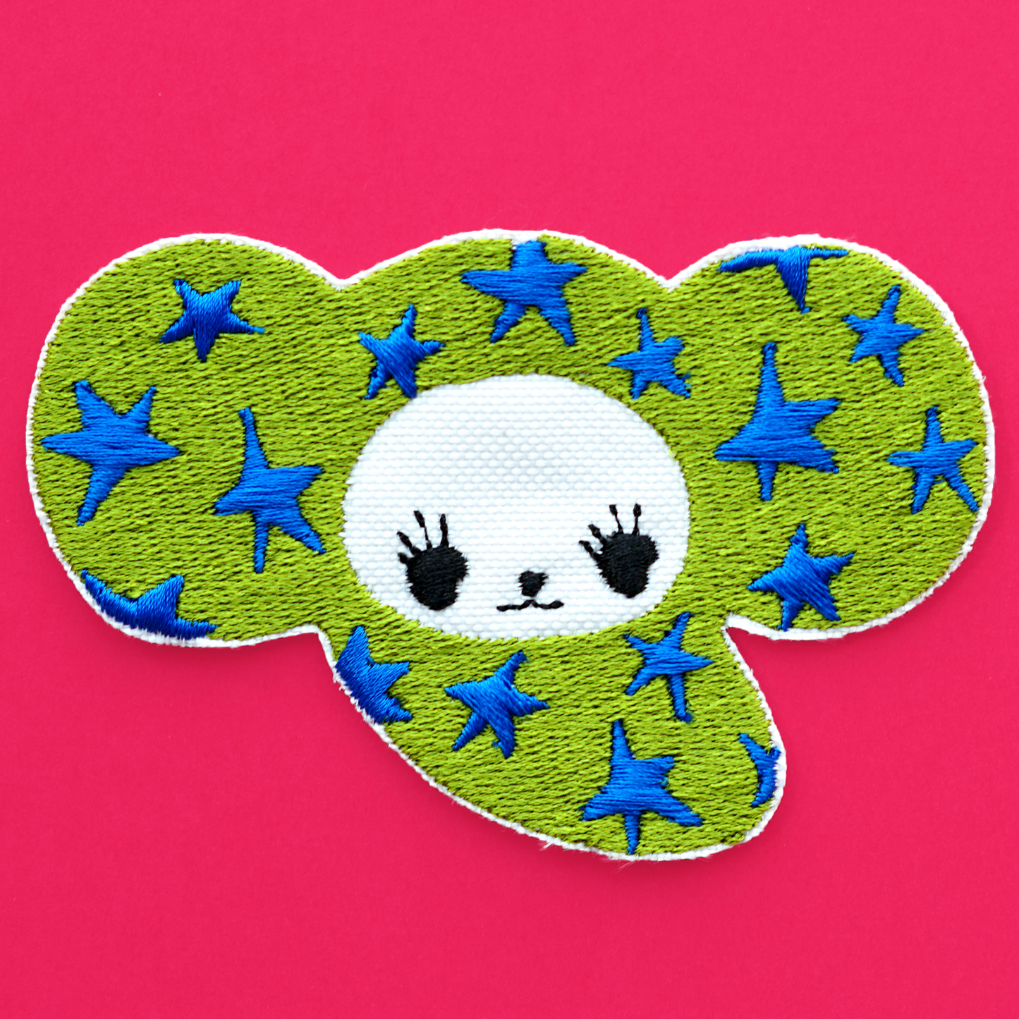 BEAN BUNNY embroidery patch by XUH