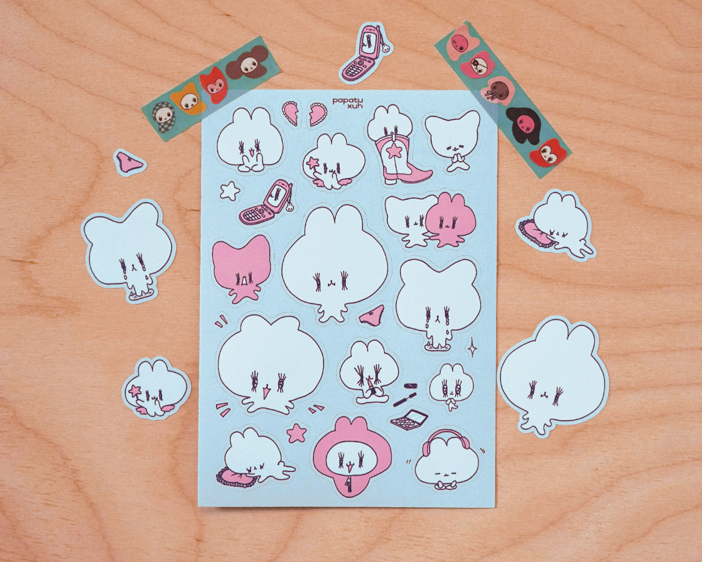 GIRLHOOD sticker sheet by XUH