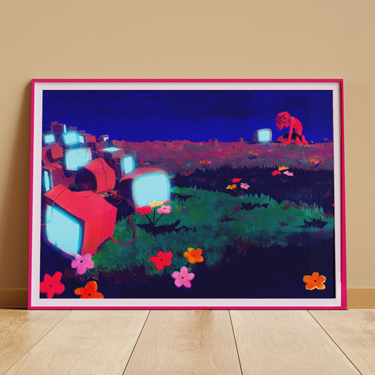 SCREENS print by JAVVIE