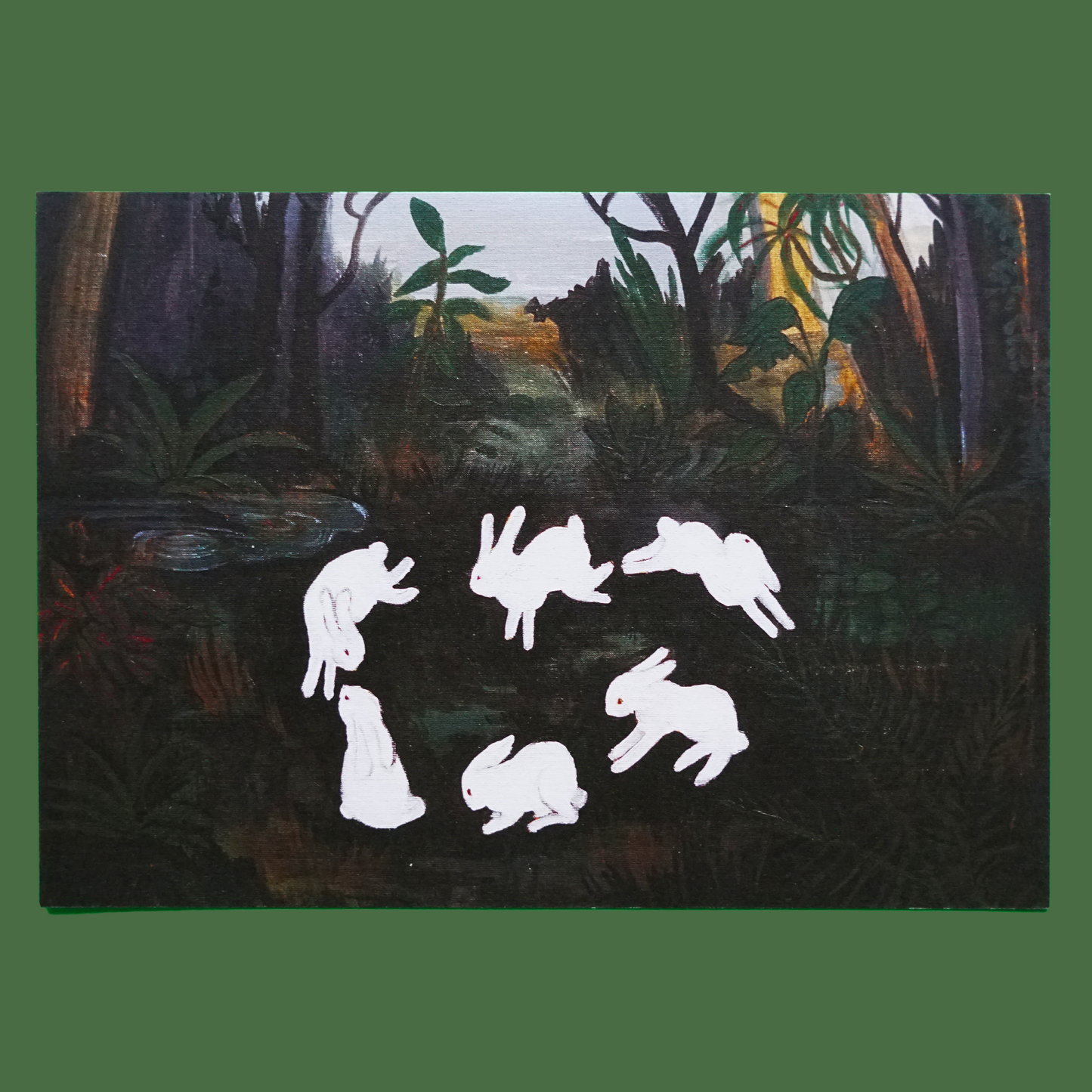 BUNNY CIRCLE print by XUH