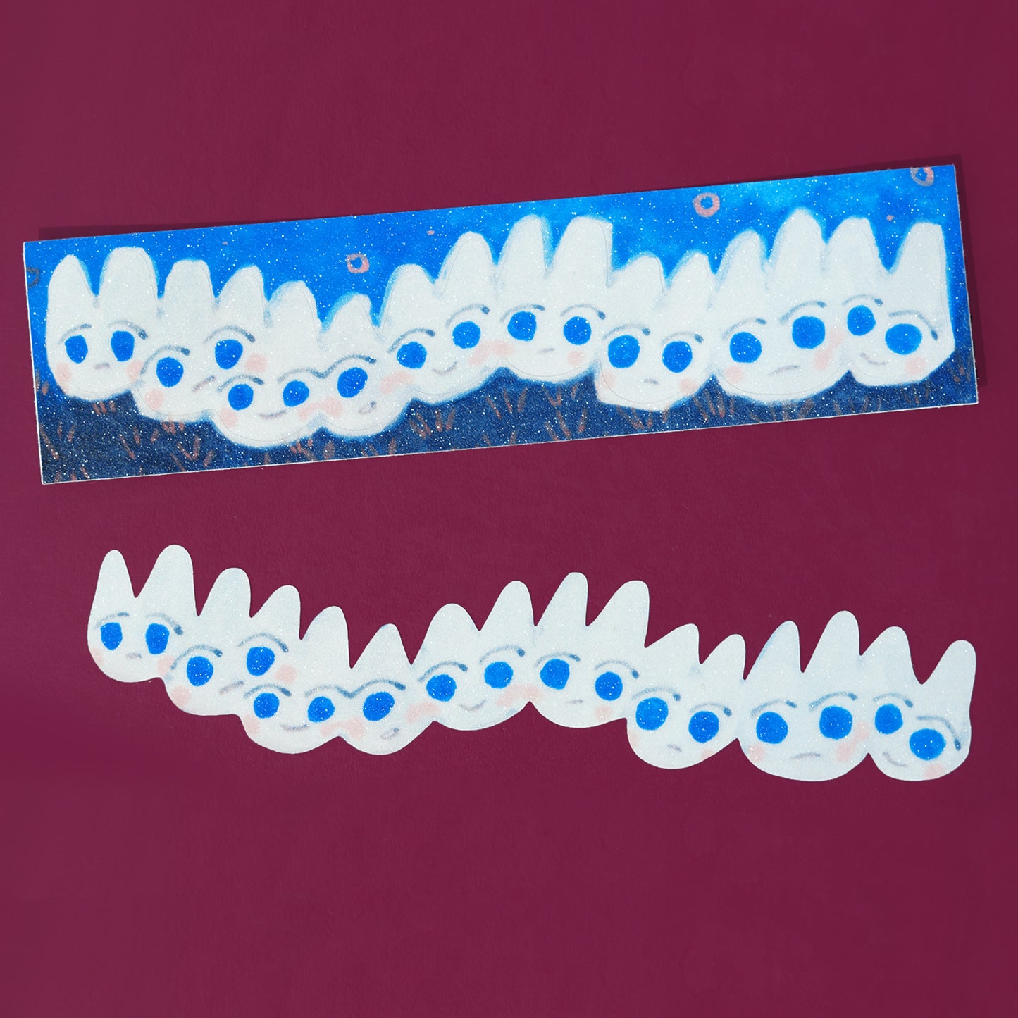 BUNNY CENTIPEDE sticker by JAVVIE