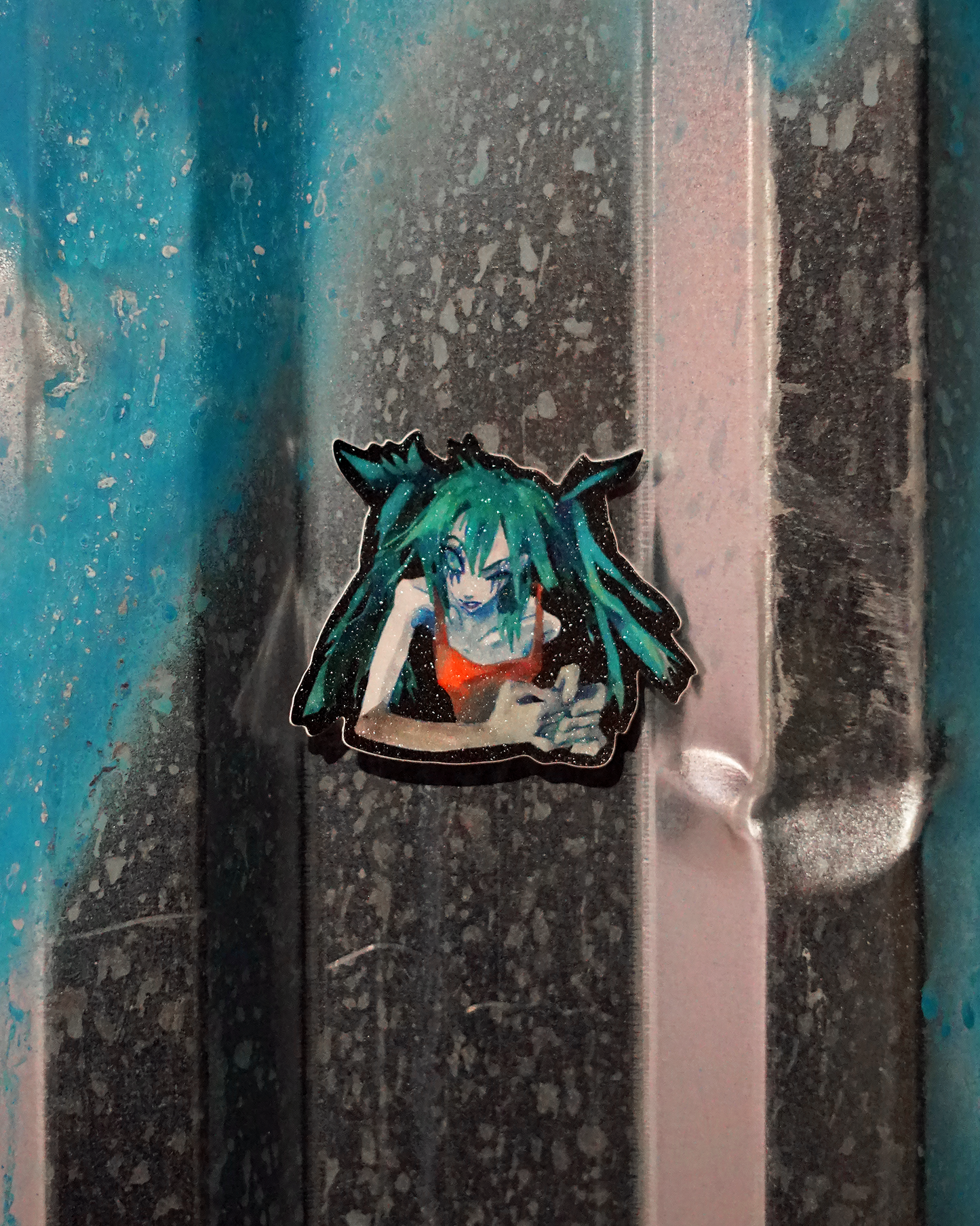 METAL MIKU sticker by JAVVIE