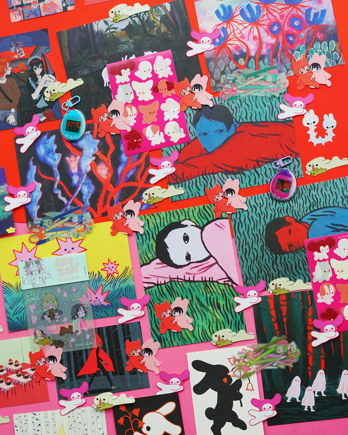 GHOSTS IN THE FOREST print by xuh