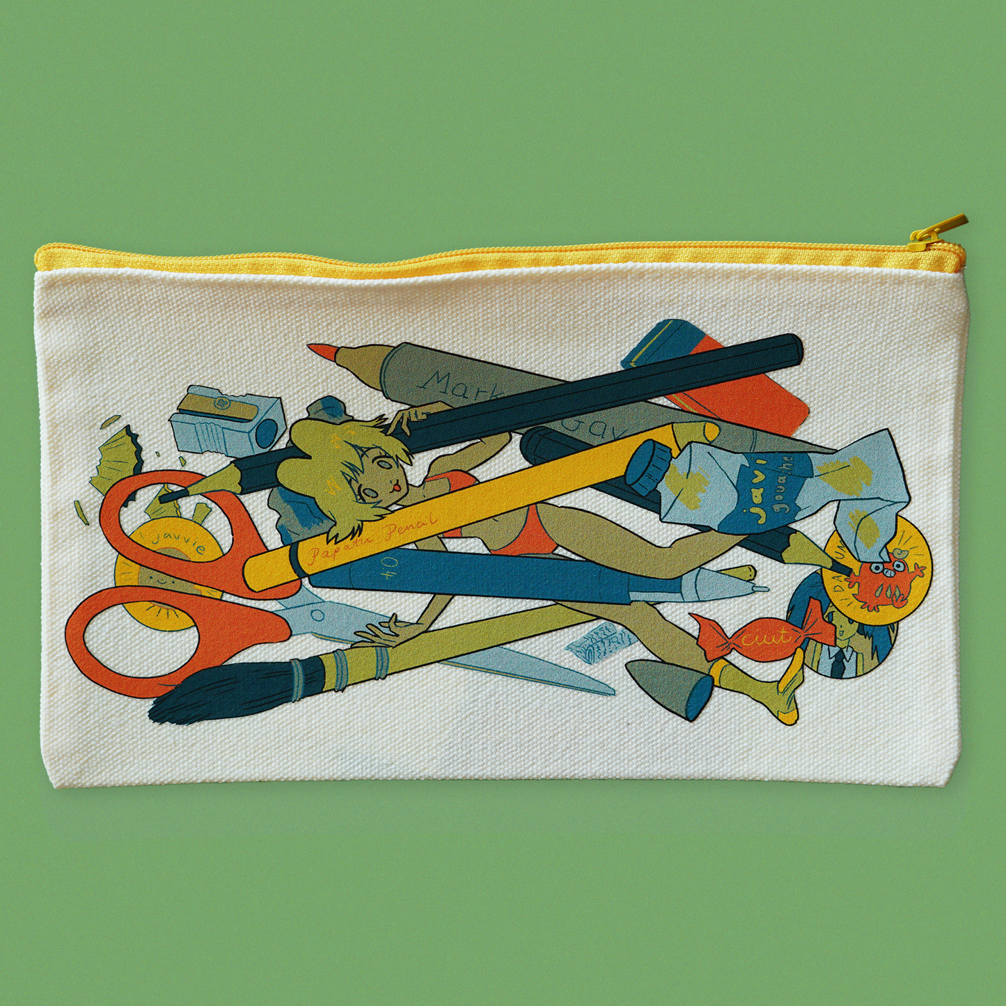 PENCIL CASE GIRL pencil case by JAVVIE
