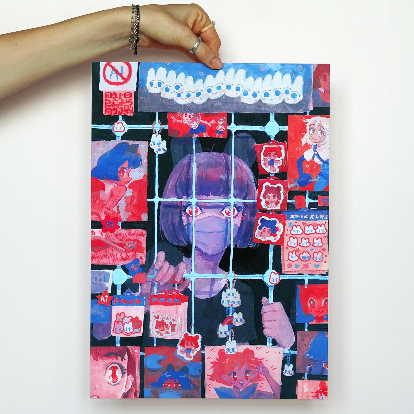 CON ARTIST print by JAVVIE