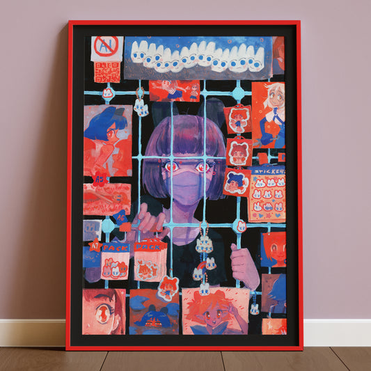 CON ARTIST print by JAVVIE