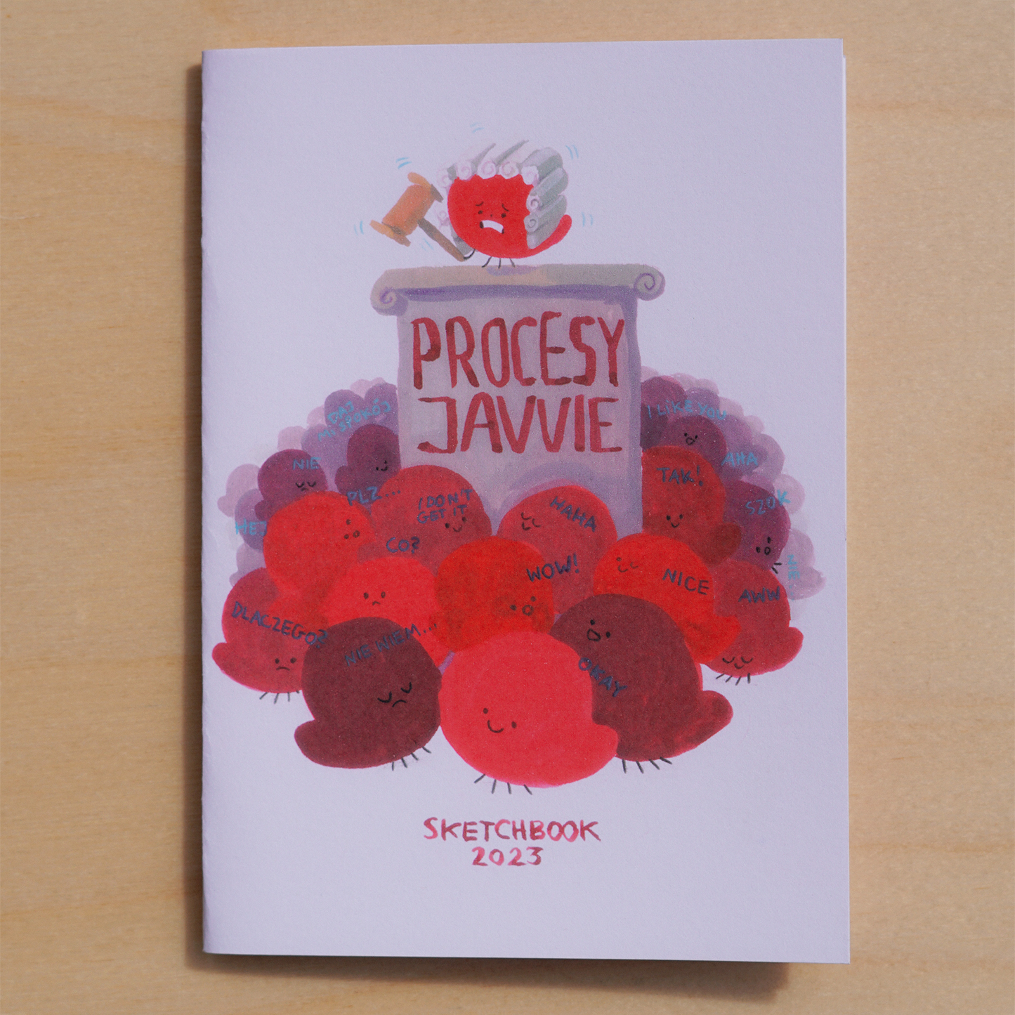 PROCESY JAVVIE sketchbook zine by JAVVIE