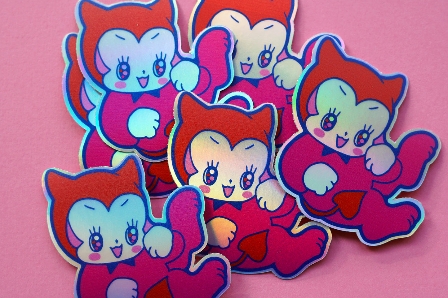 BAD KITTY holo sticker by XUH