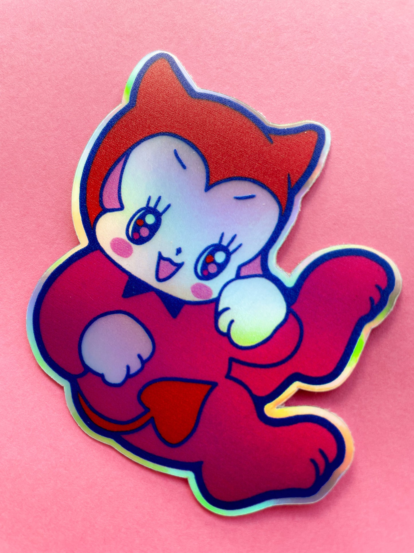 BAD KITTY holo sticker by XUH