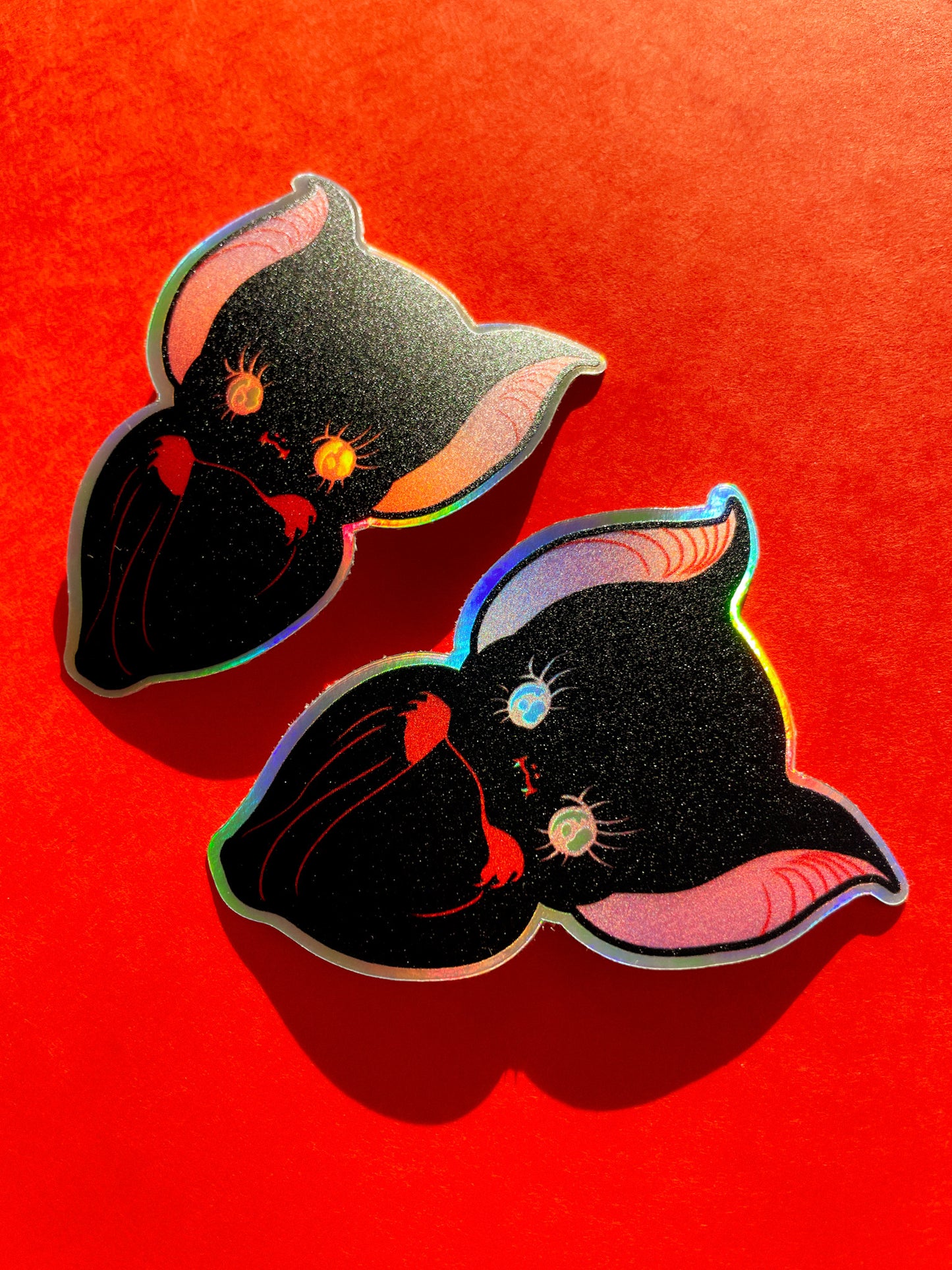 GLITTER/HOLO bat sticker by XUH