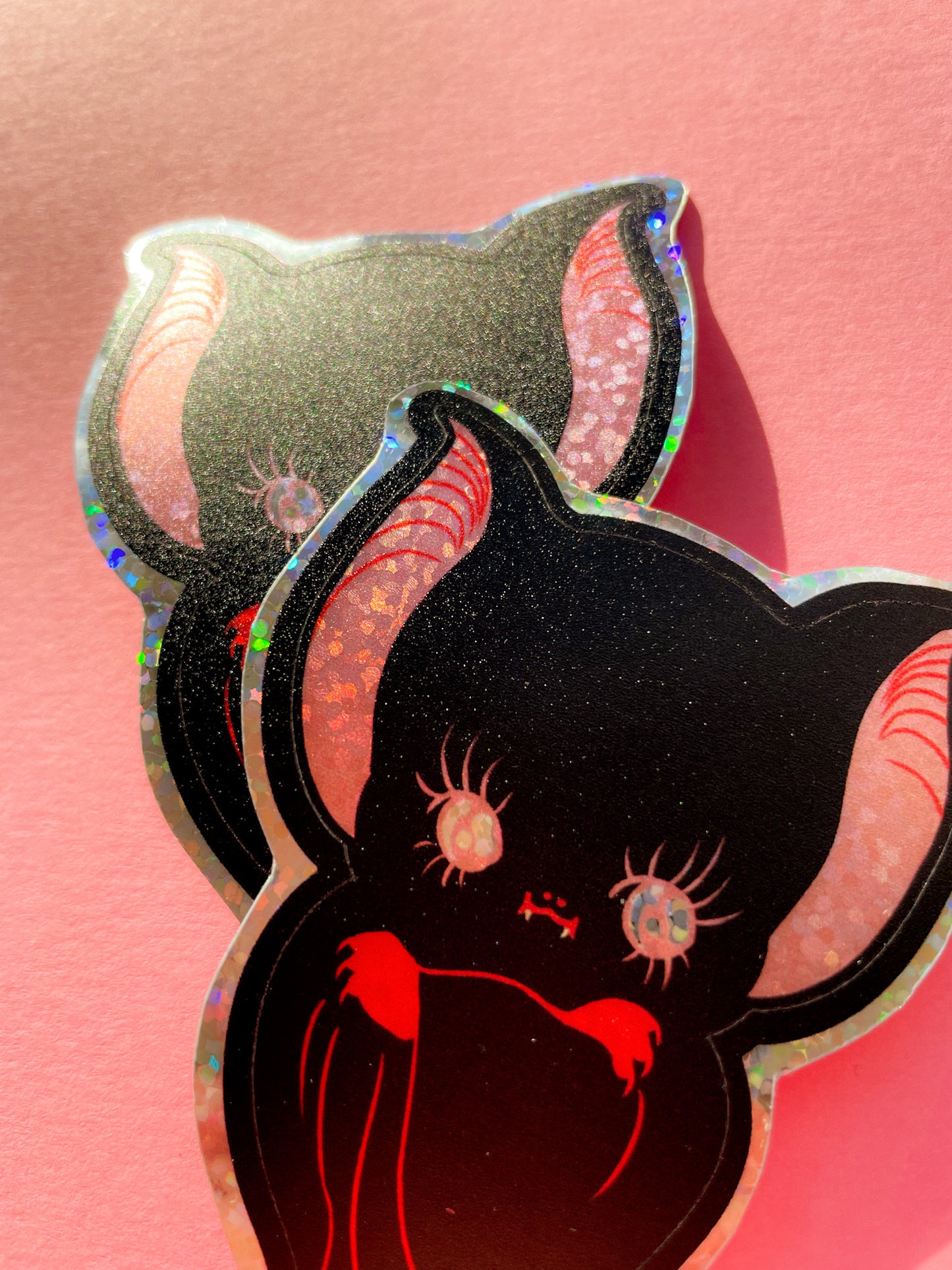 GLITTER/HOLO bat sticker by XUH