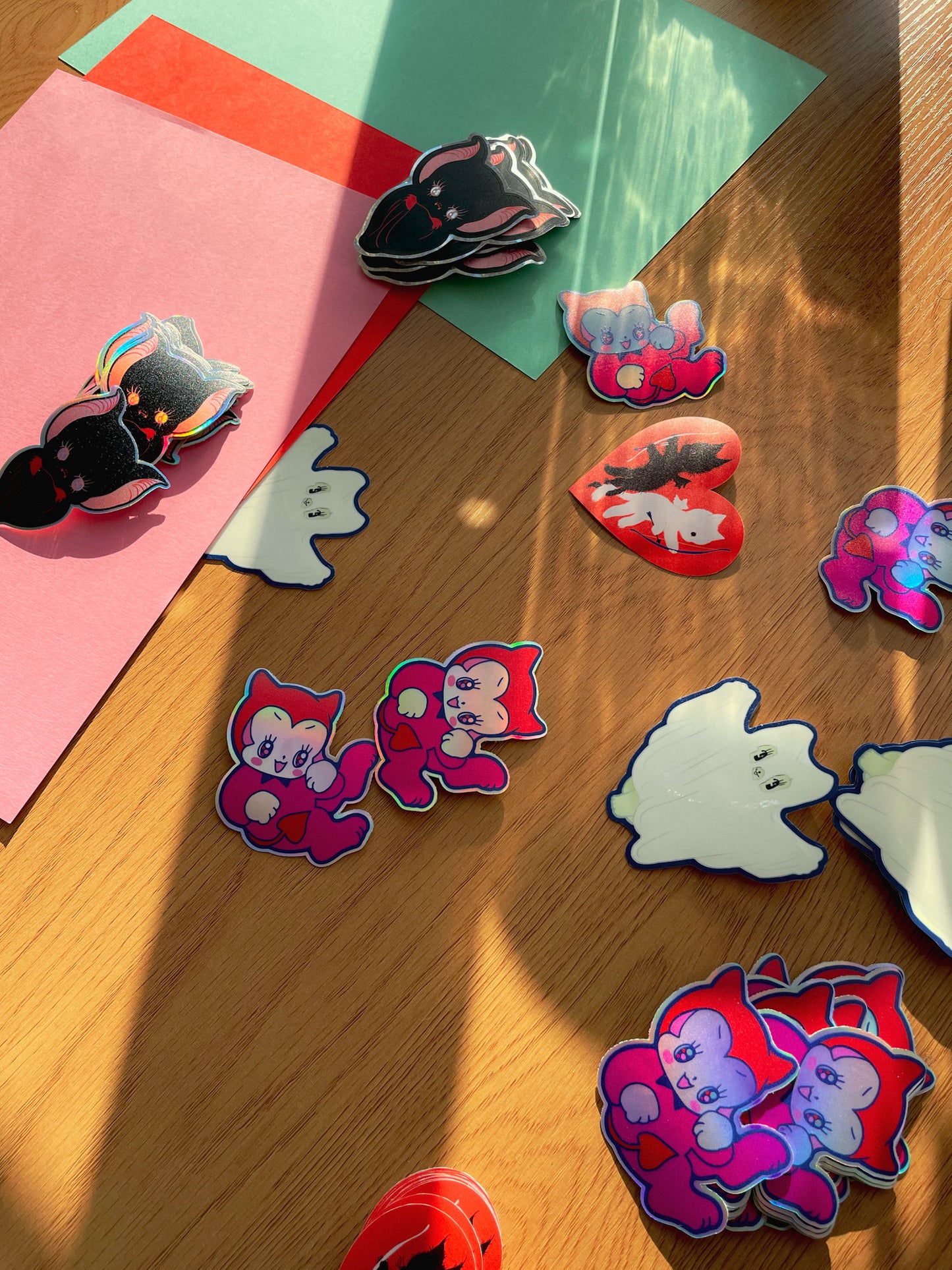 BAD KITTY holo sticker by XUH