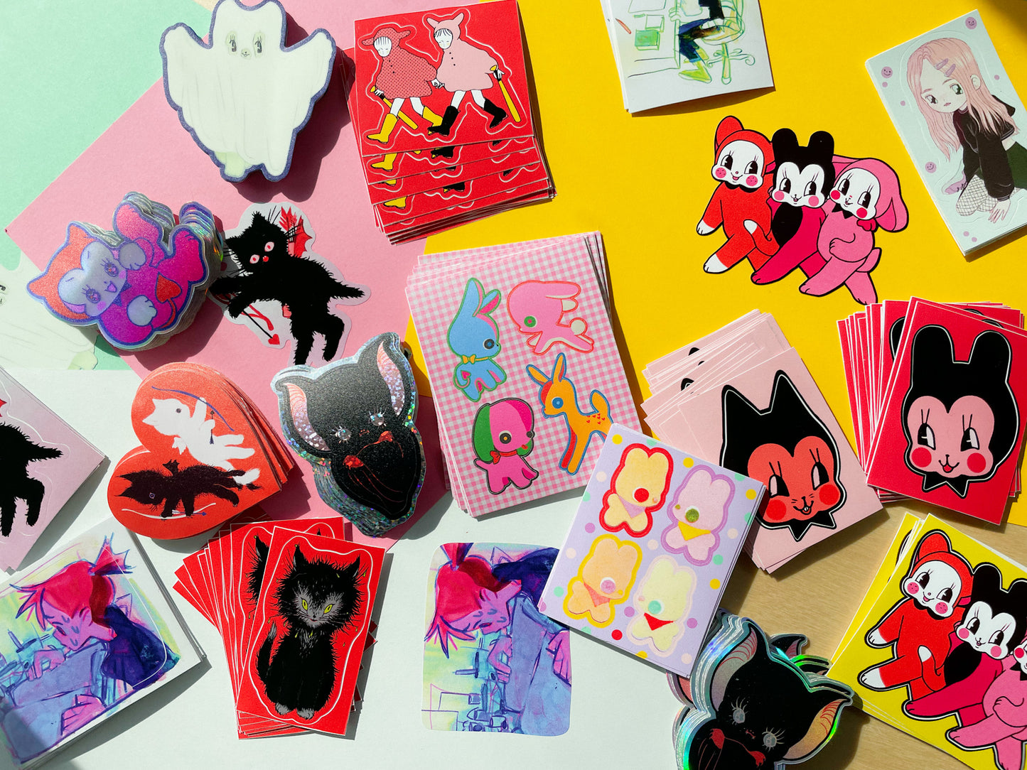 CAT & BUN sticker by XUH