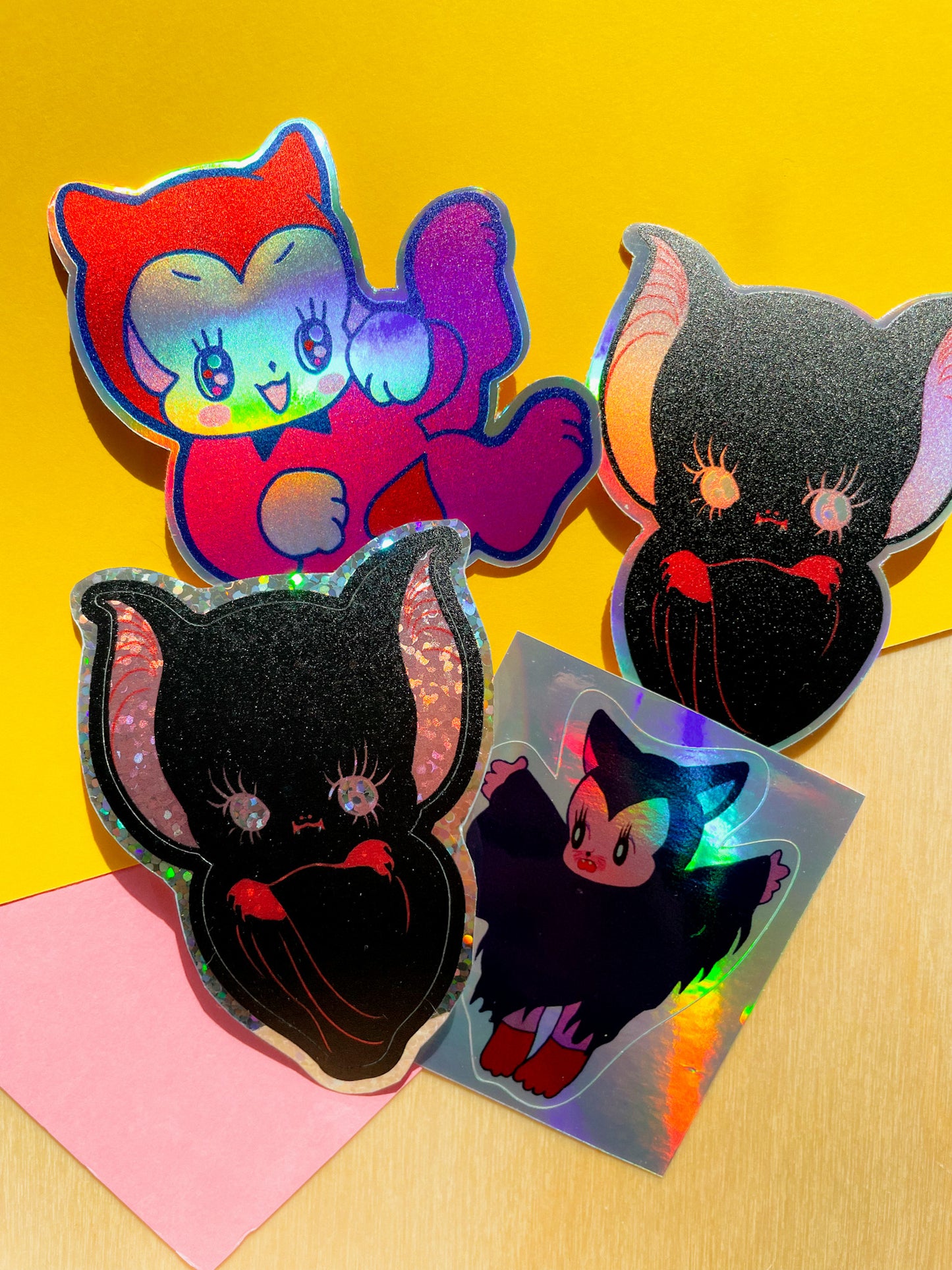 BAD KITTY holo sticker by XUH